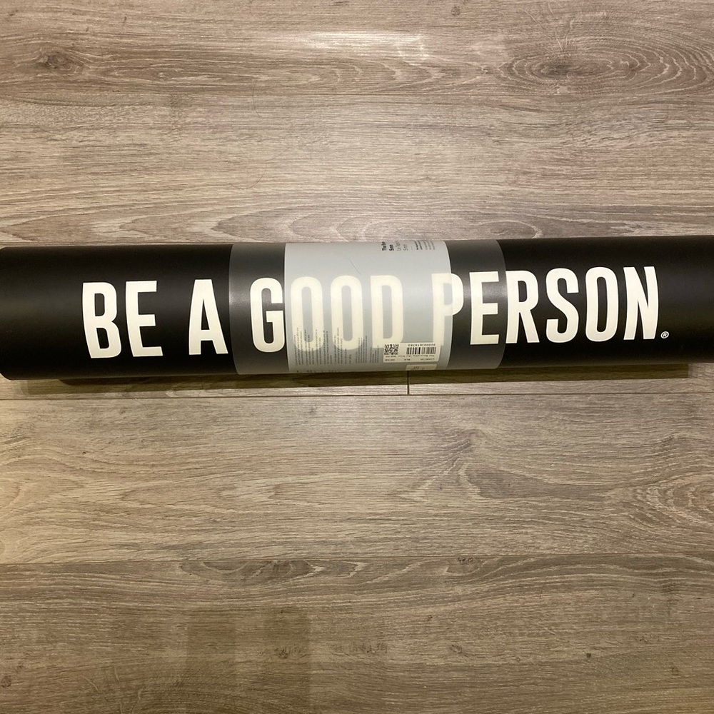 Lululemon Reversible Mat x Be a Good Person 5mm